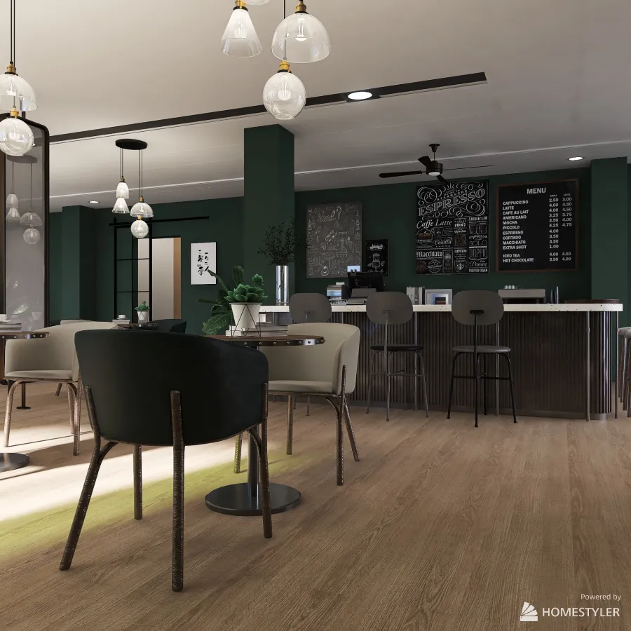 coffe 3d design renderings
