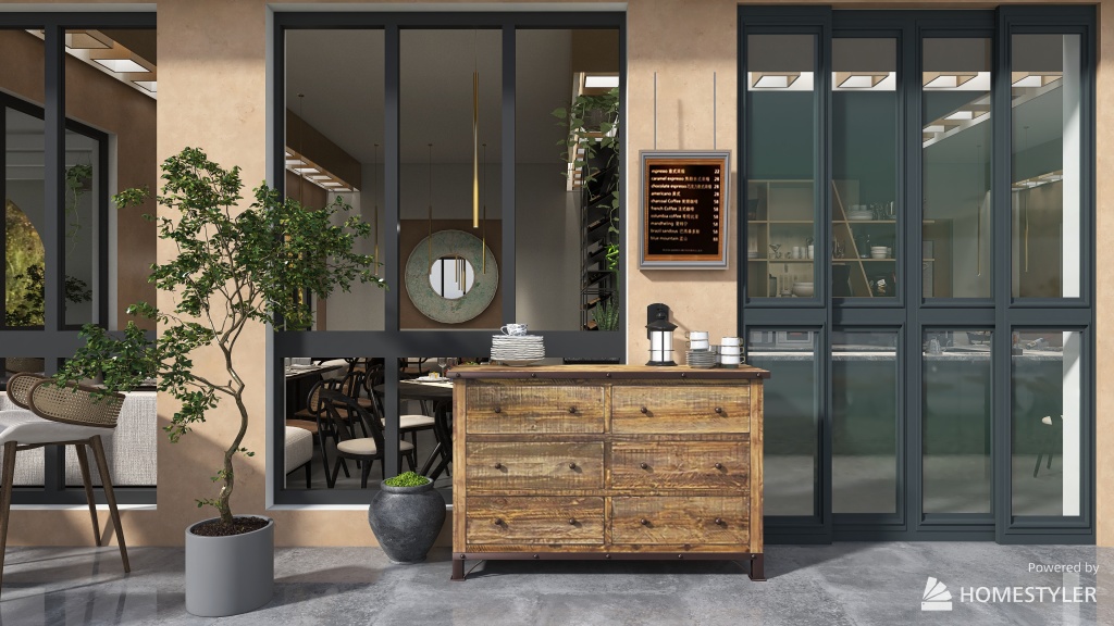 #Cafe Contest- restaurant Vista mare 3d design renderings