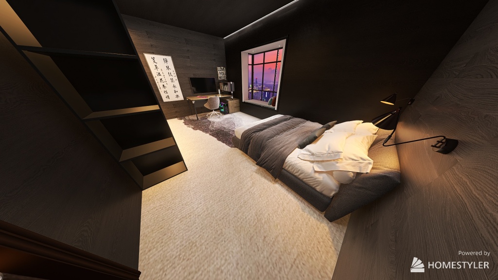 Camera dei sogni - Antinori Luca 3d design renderings