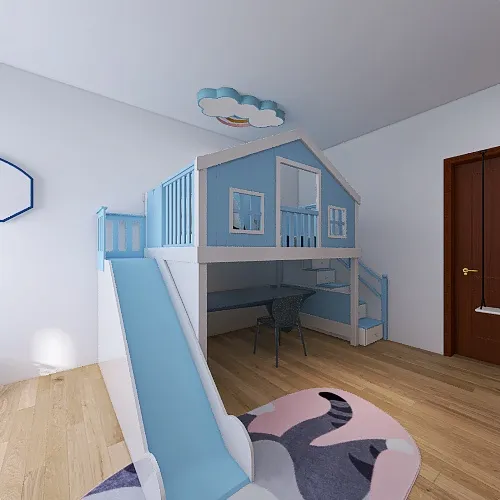 SecondBedroom 3d design renderings