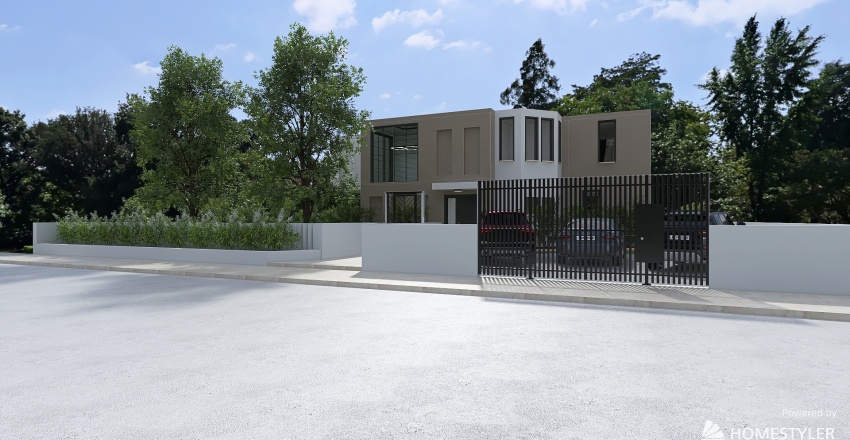 Modern George home 3d design renderings