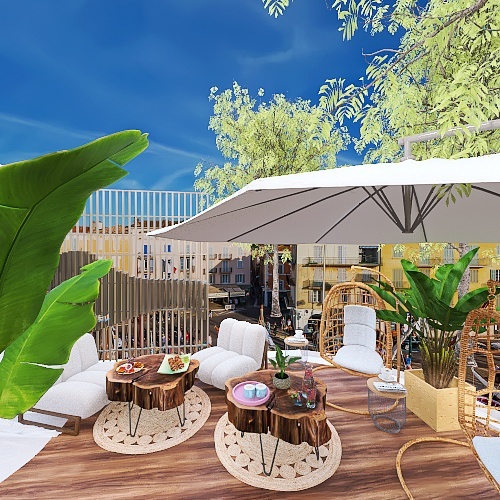 #CafeConest The art café 3d design renderings