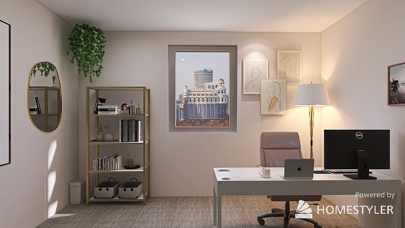 Downtown Office 3d design renderings