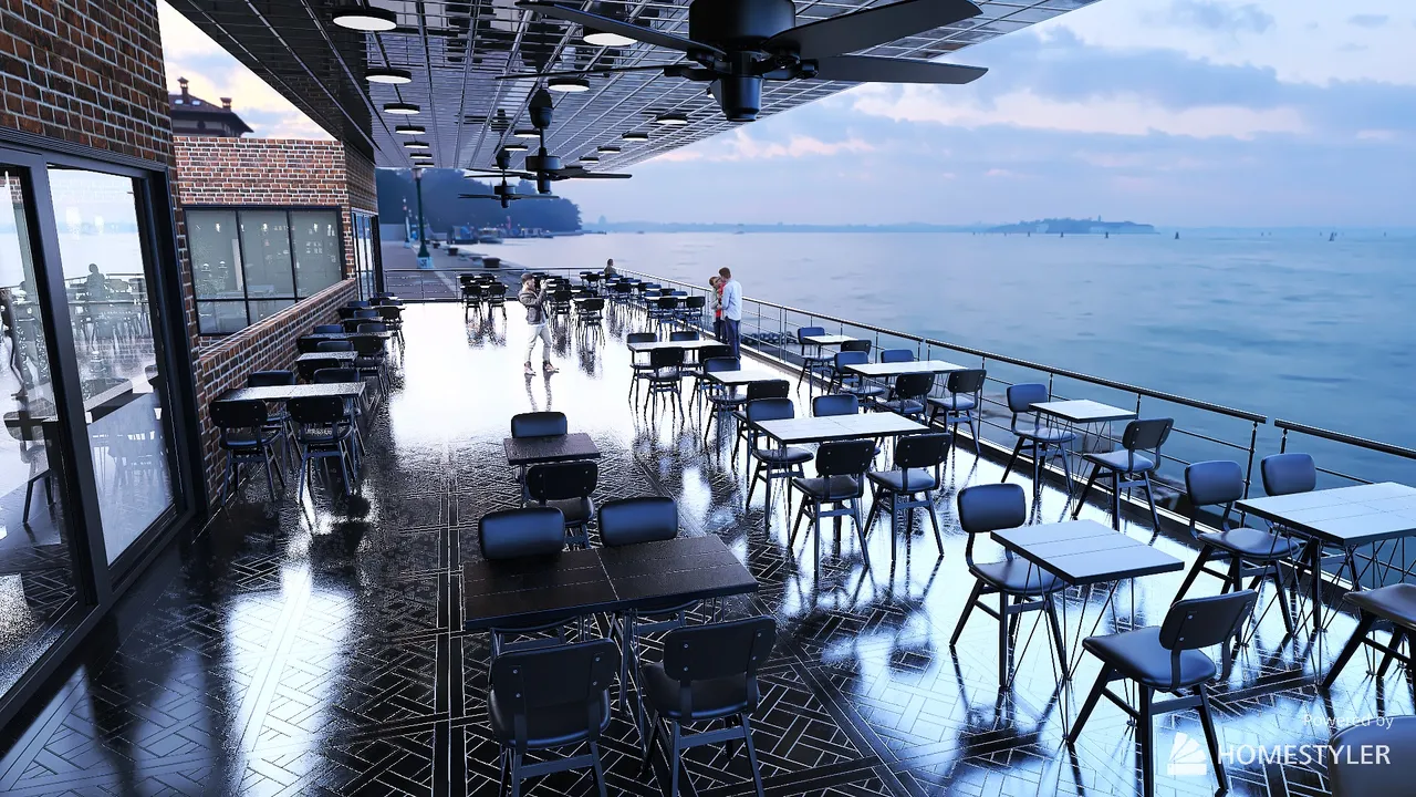 Terrace 3d design renderings