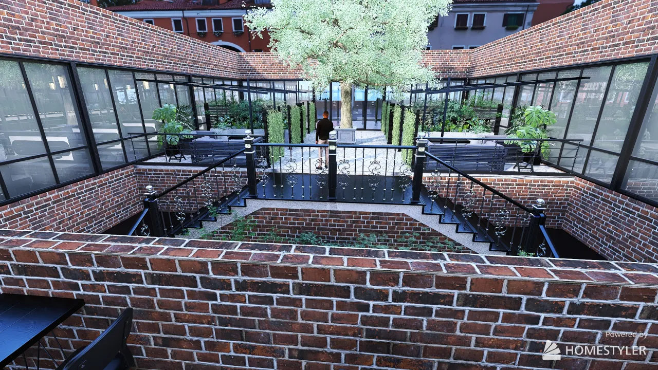 Terrace 3d design renderings