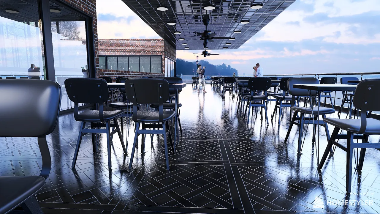 Terrace 3d design renderings