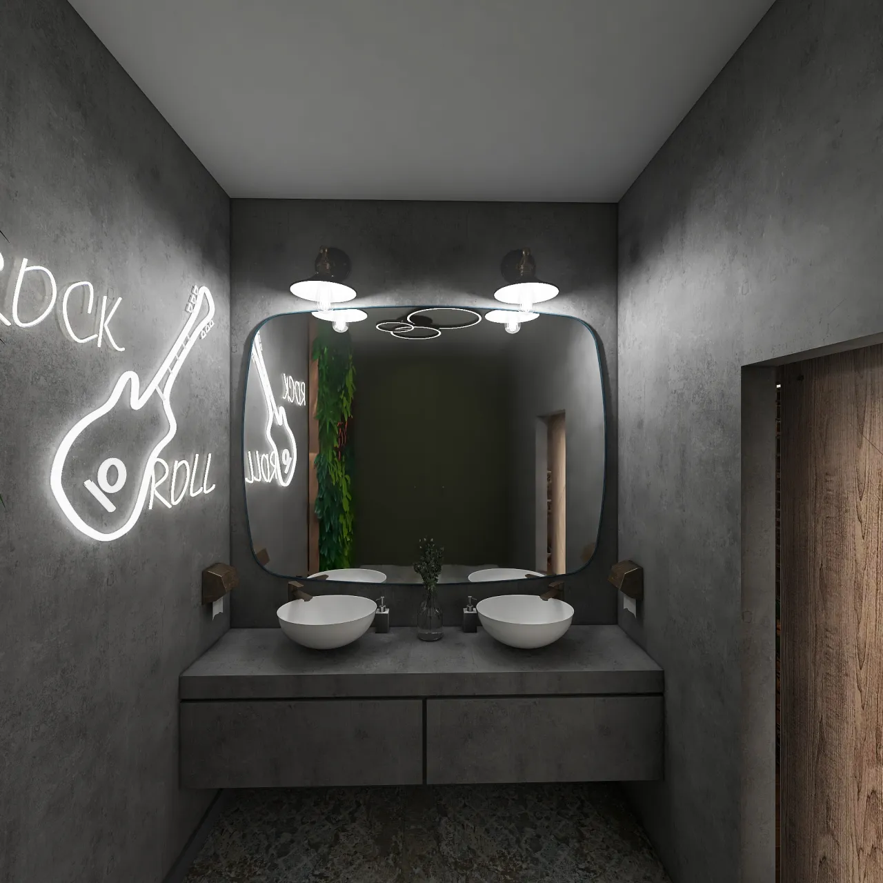 Bathroom 3d design renderings