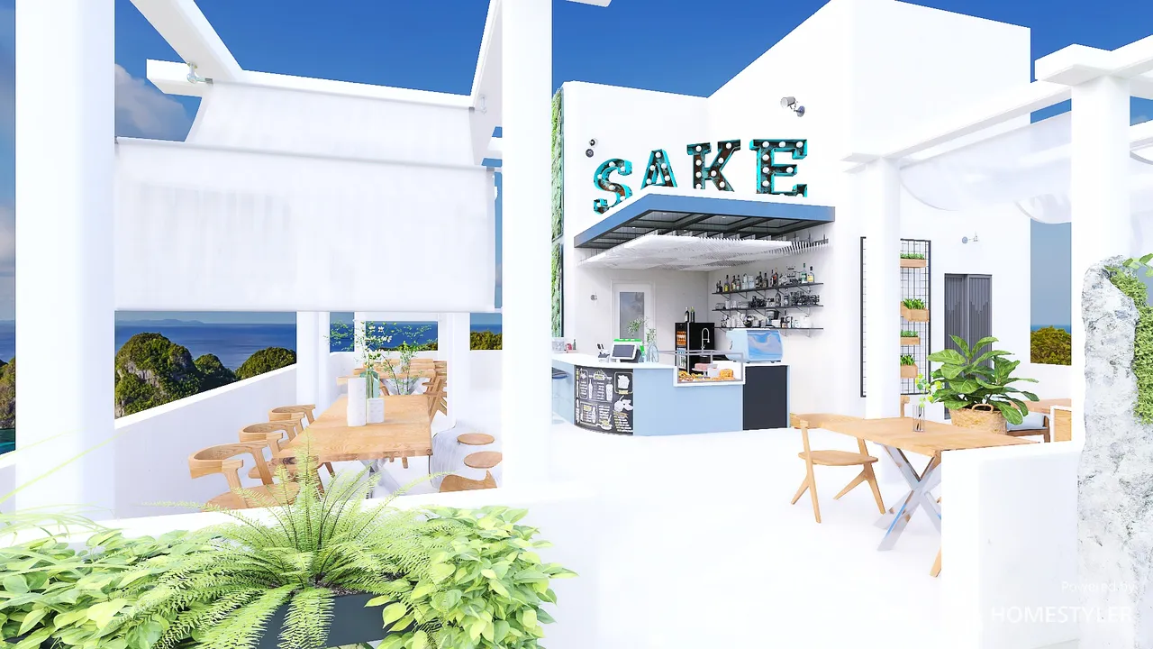 #CafeContest-Sake 3d design renderings