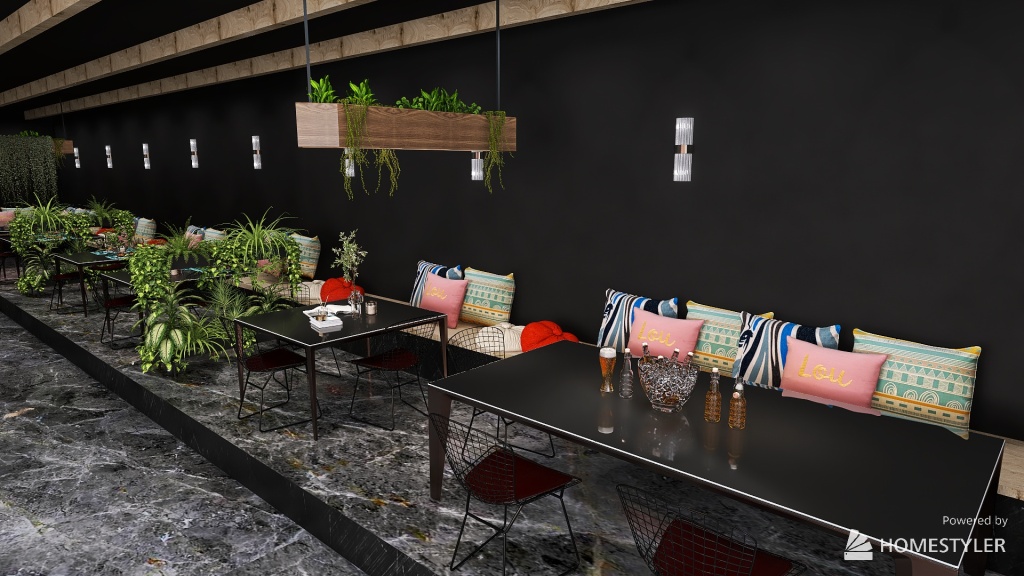 #CafeContest NYC backyard secret 3d design renderings