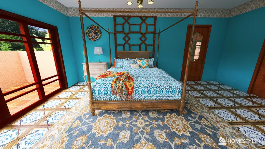 Moroccan Villa 3d design renderings