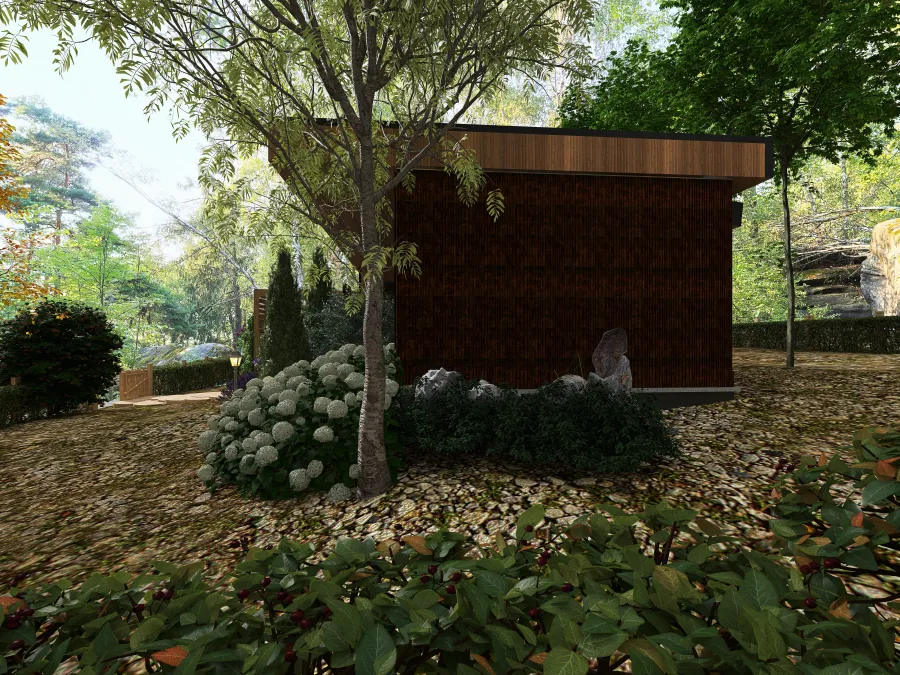 Farmhouse Mini cottage LCD OASIS_1_variant Compact 3d design renderings