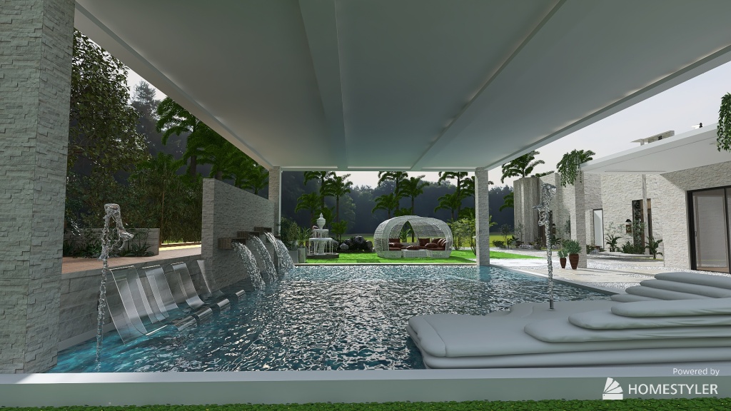 wuite house 3d design renderings
