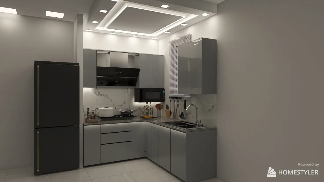 1st Kitchen 3d design renderings