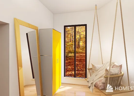 Yellow House Design Rendering