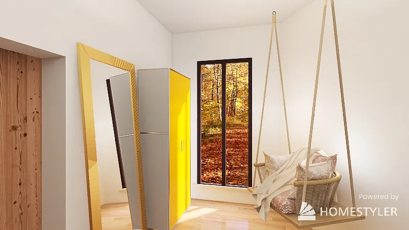 Yellow House 3d design renderings