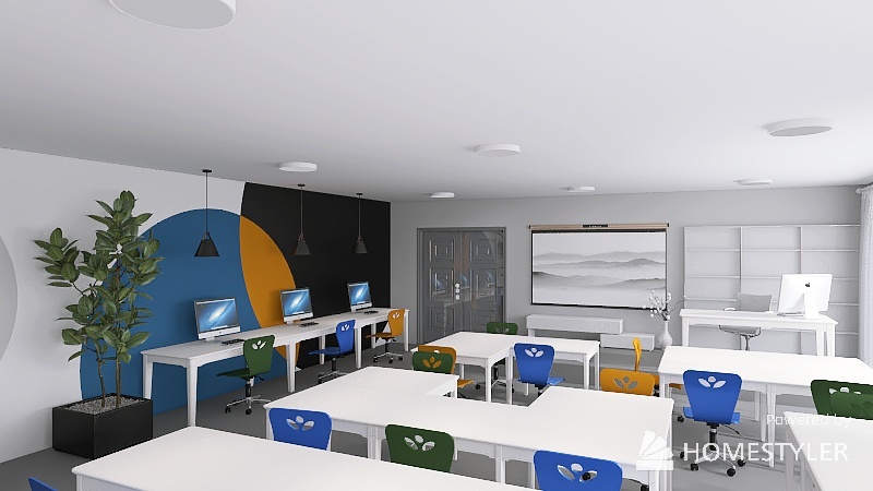 Кабинет астрономии 3d design renderings