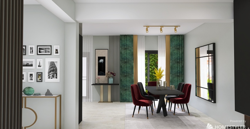 Living-room Anamaria 3d design renderings