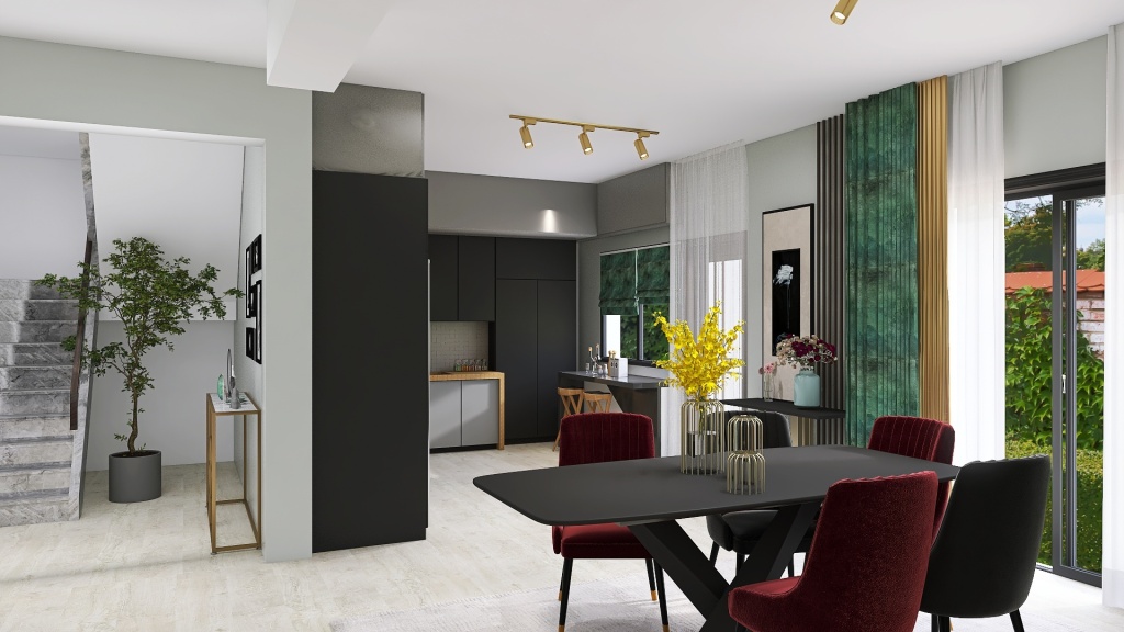 Living-room Anamaria 3d design renderings