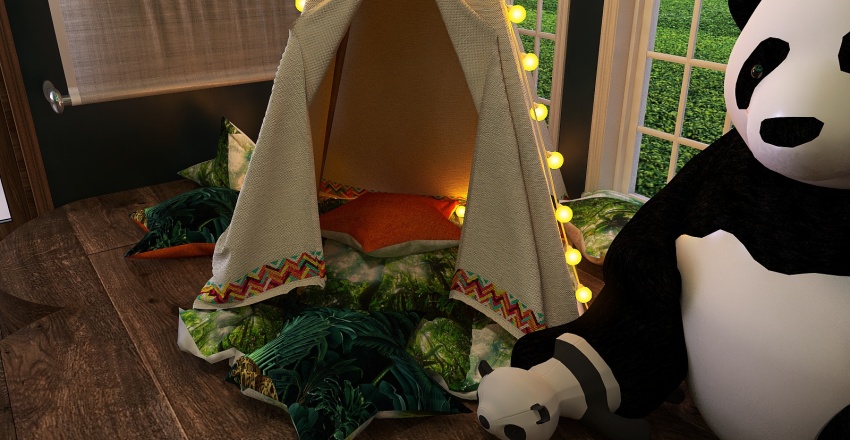 Children'sDayContest_Jungle Themed Bedroom 3d design renderings