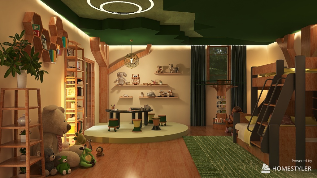 Children's Room 3d design renderings