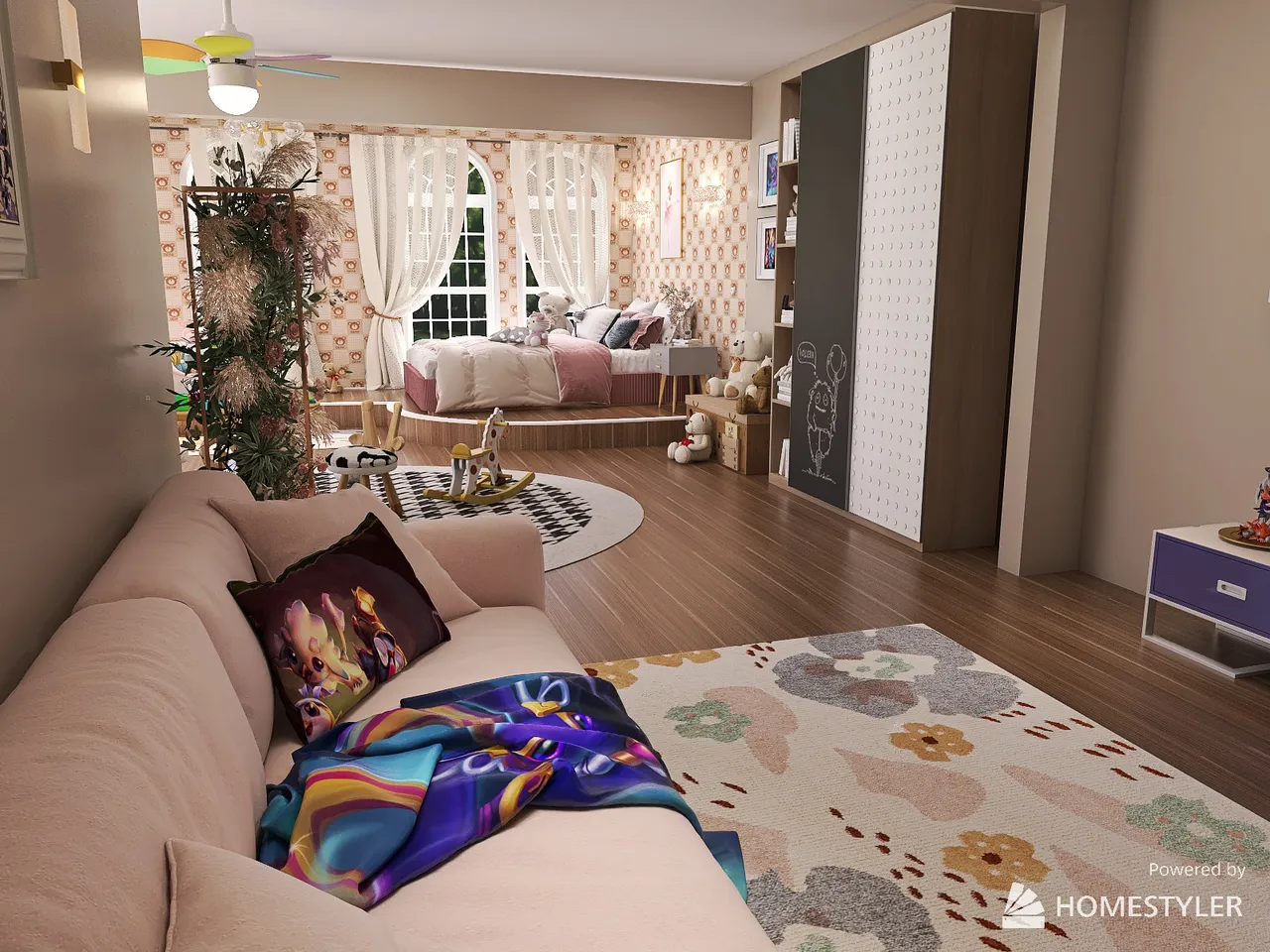 KidsRoom 3d design renderings