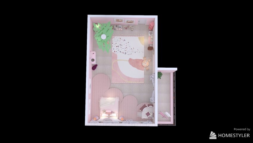  Pink children's room! #Children'sDayContest 3d design picture 85.23