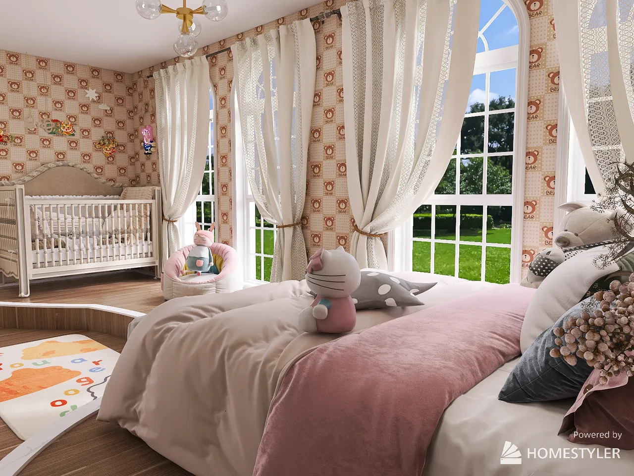 KidsRoom 3d design renderings