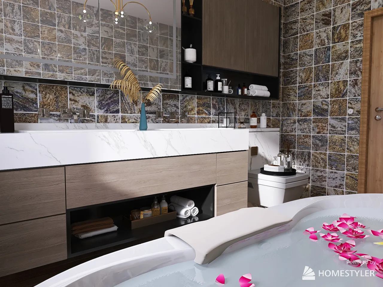 Bathroom 3d design renderings