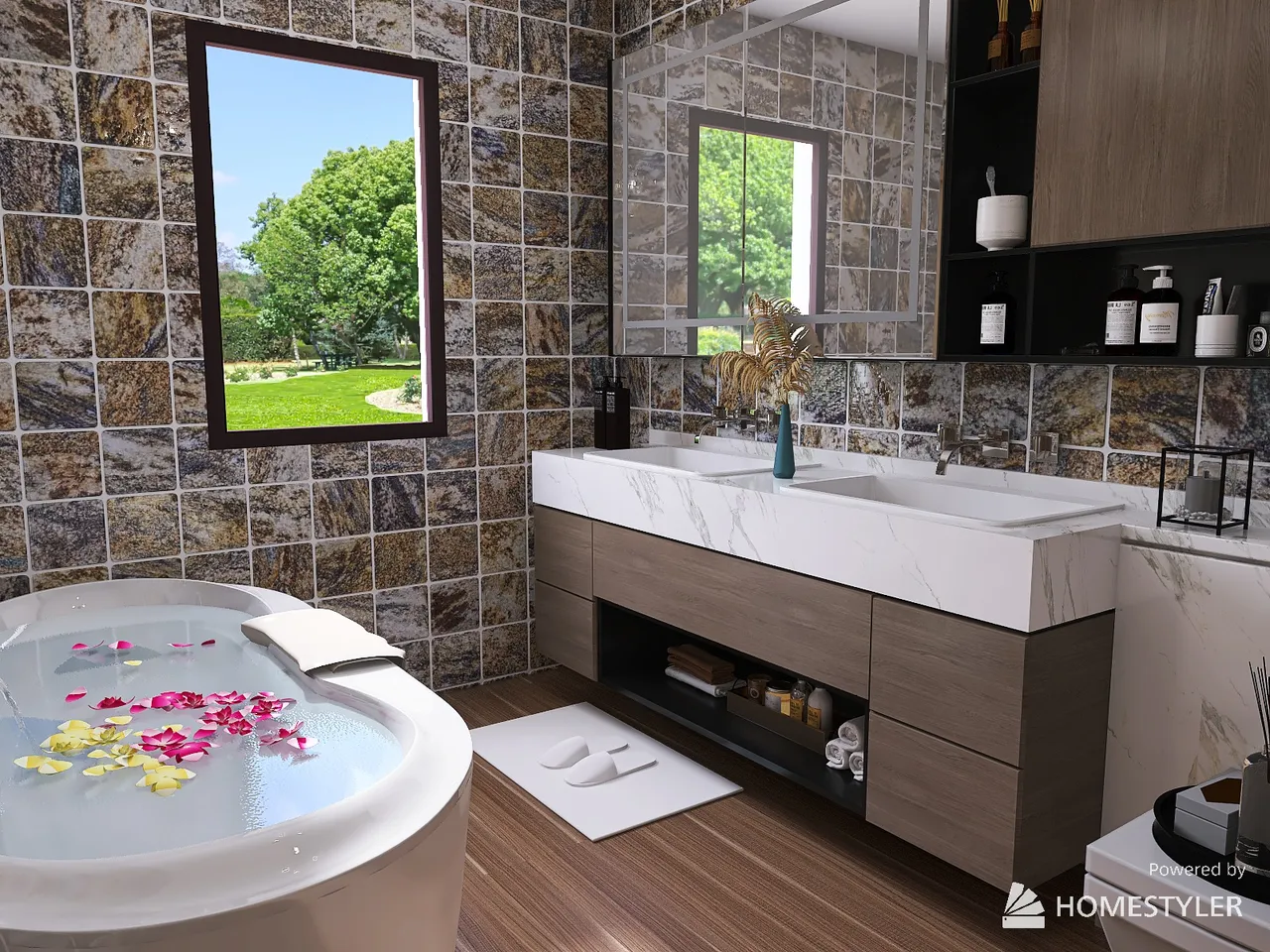 Bathroom 3d design renderings