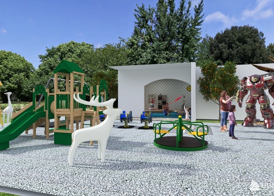 Children'sDayContest - Children's area in the park Design Rendering