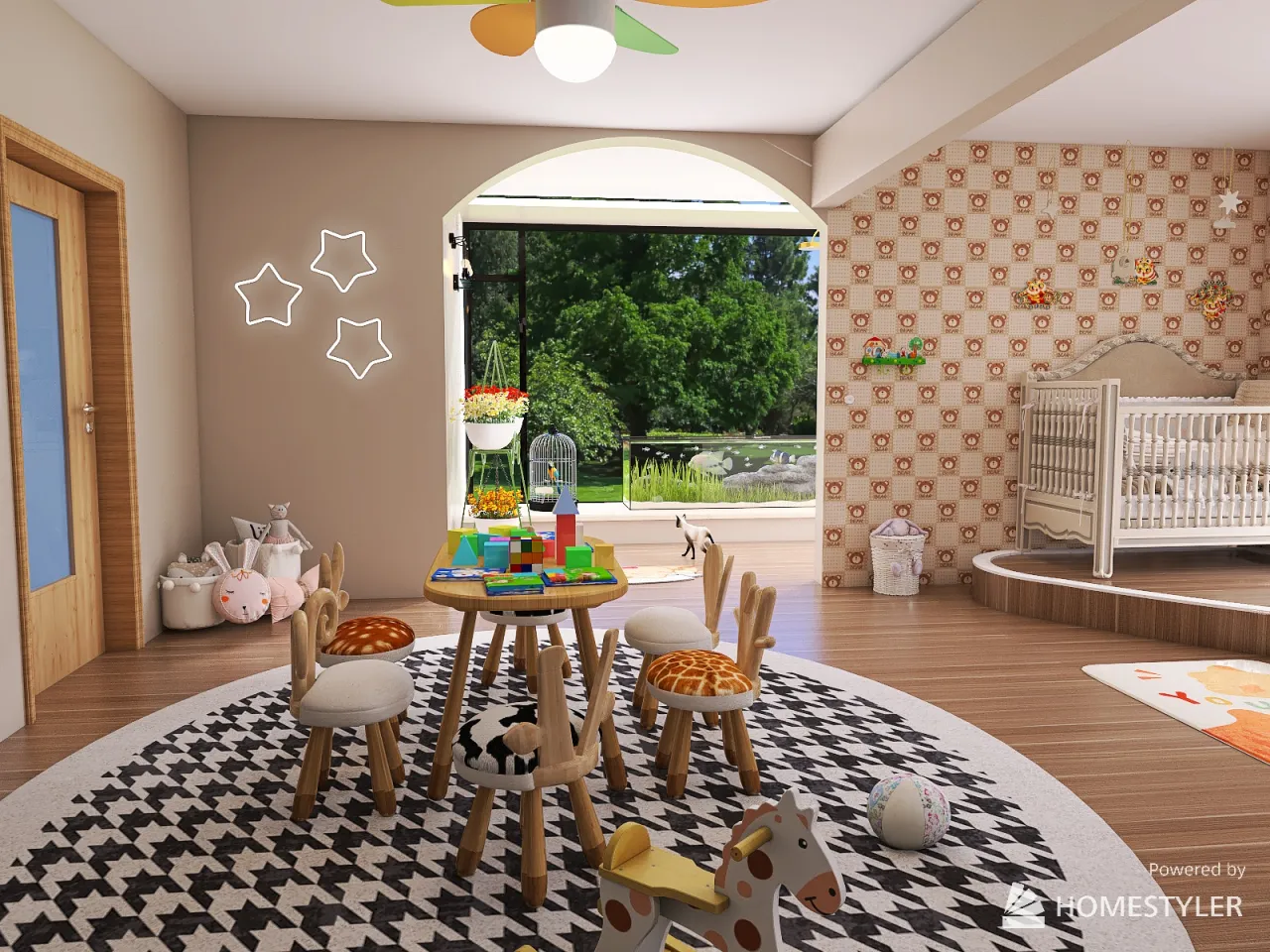 KidsRoom 3d design renderings