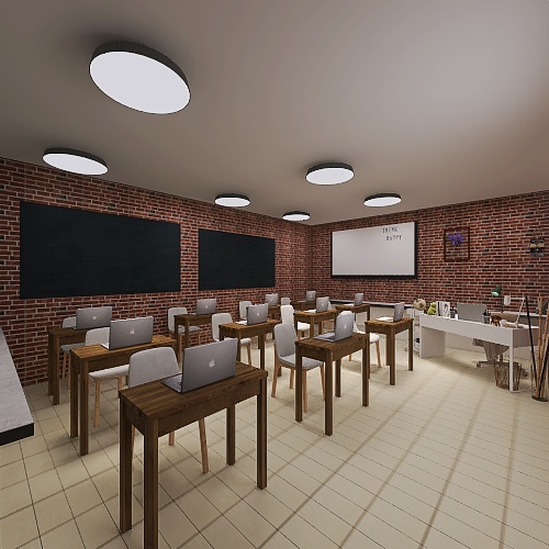 Ms. Gaffey's forever classroom 3d design renderings