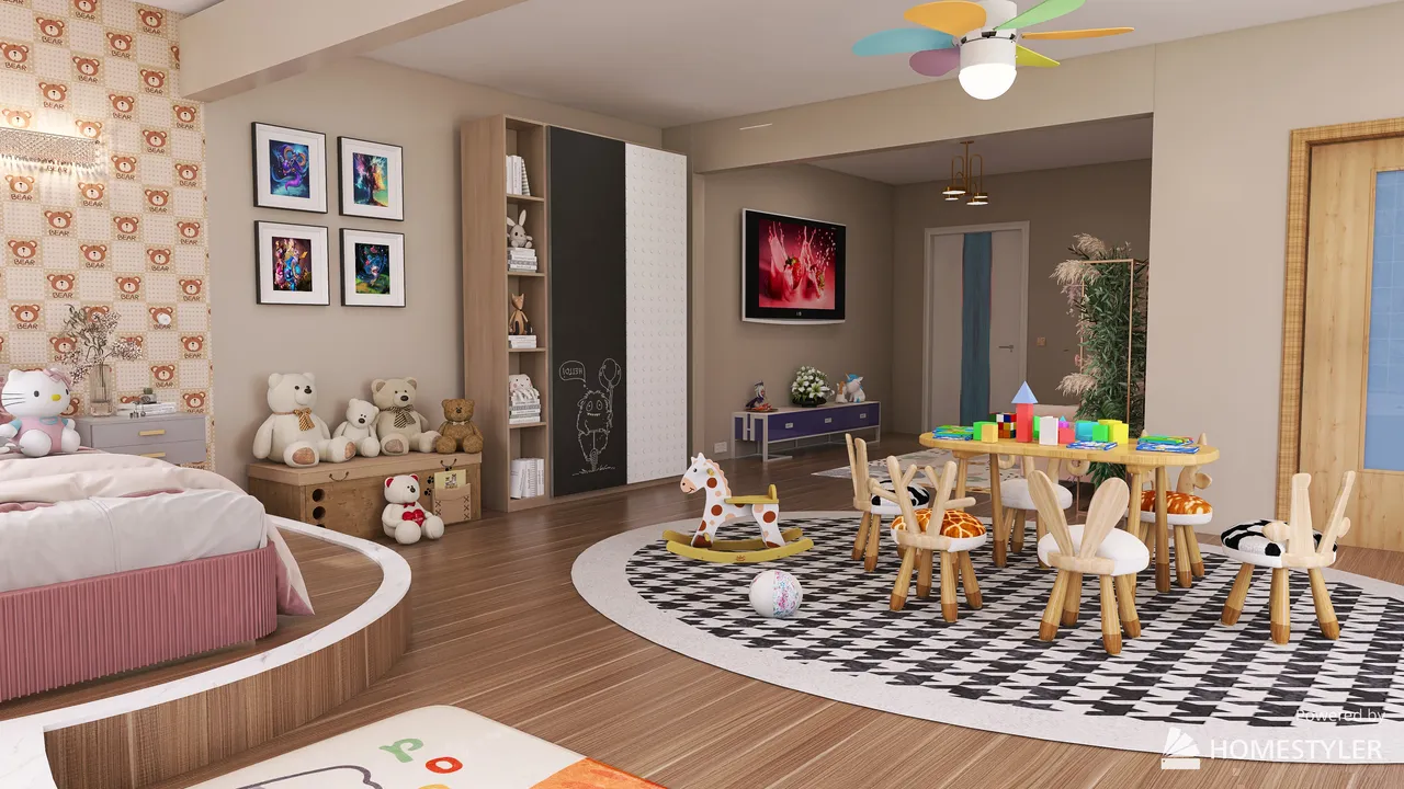 KidsRoom 3d design renderings