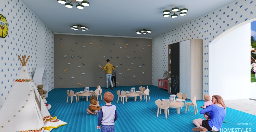 Children'sDayContest - Children's area in the park 3d design renderings