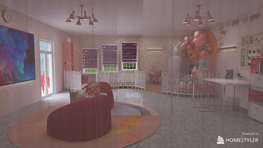 Copy of Richdaughterbedroom ) #Children'sdayContest 3d design renderings