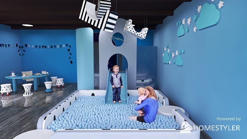 #Children'sDayContest - Daycare Classroom 3d design renderings