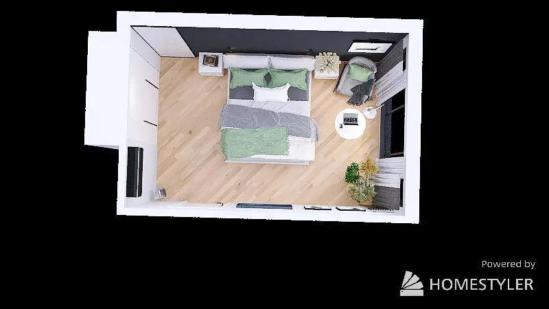 Copy of Проект Спальня АС 2 3d design renderings