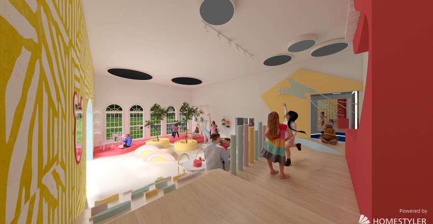 Children'sDayContest - MONTESSORI CENTRE 3d design renderings