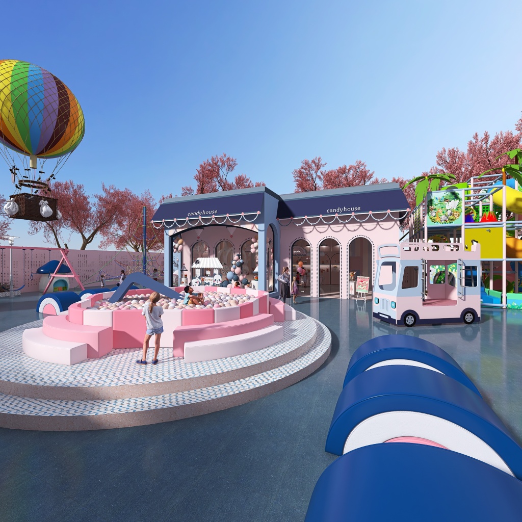 #Children'sDayContest- Tienda de golosinas 3d design renderings