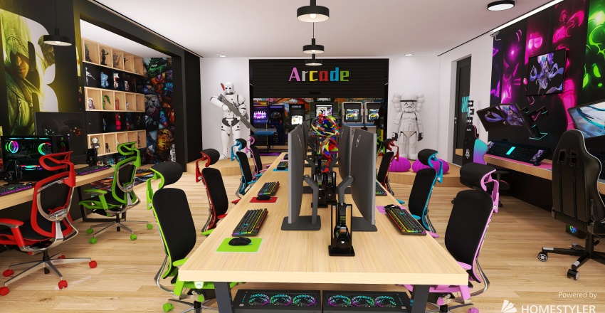 #Children'sDayContest - Gaming and Arcade 3d design renderings