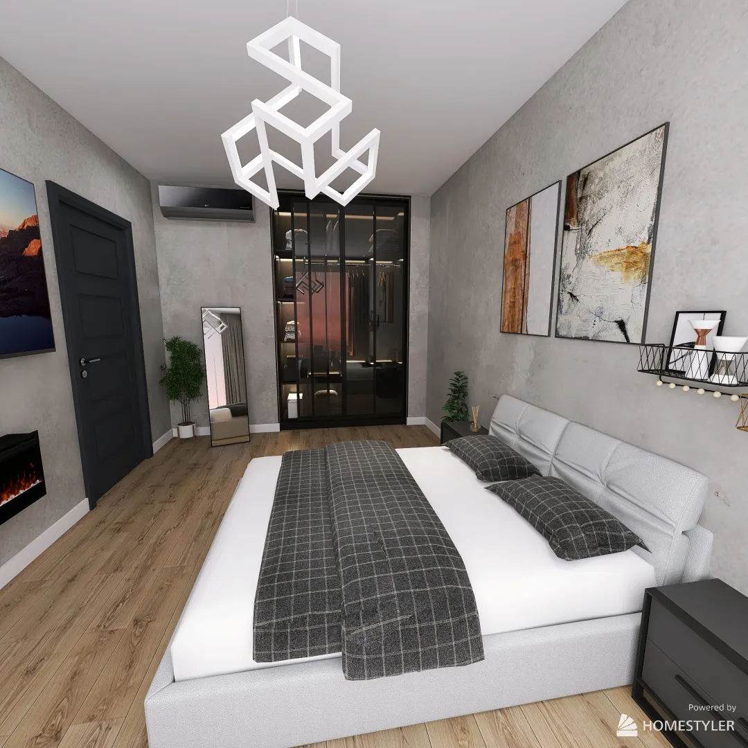 Спальня Алены 3d design renderings