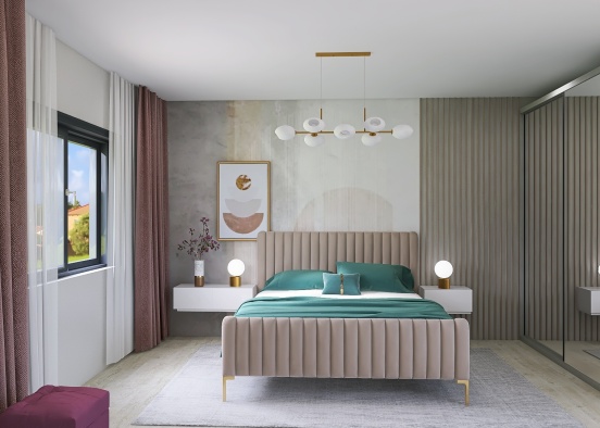 Dormitor matrimonial, Fam Batir Design Rendering
