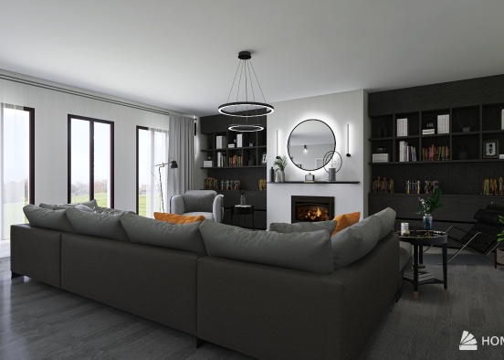 Lounge for Living Design Rendering