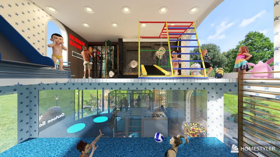 #ChildsDayContestColorPark 3d design renderings