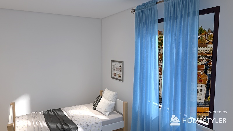 Camera da letto dei sogni 3d design renderings