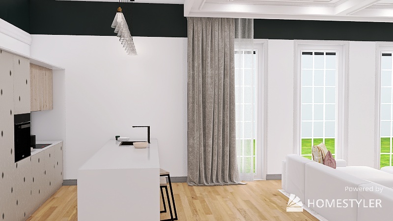 Room 1- Classic Black and White 3d design picture 866.09