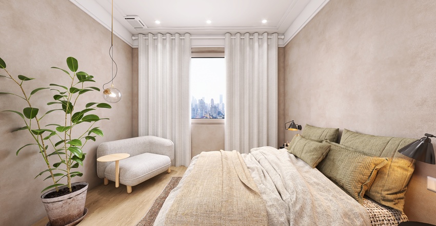 Master Bedroom 3d design renderings