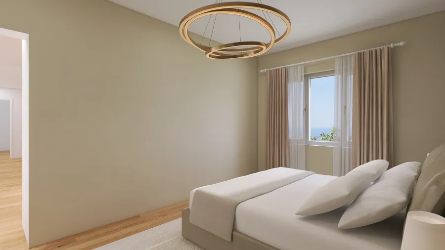 camera da letto principale 3d design renderings