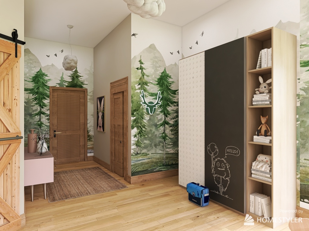 #Children'sDayContest forest 3d design renderings