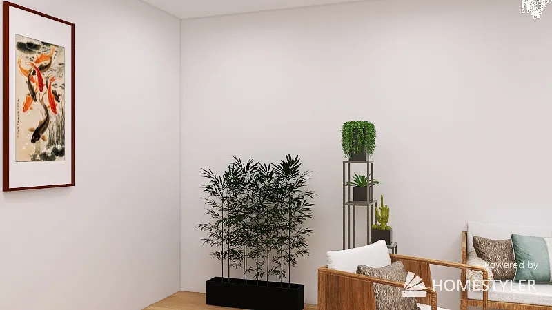 Simple Livingroom 3d design renderings